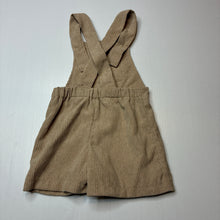 Load image into Gallery viewer, Unisex corduroy, overalls / shortalls, EUC, size 12 months,  