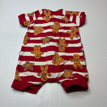 Load image into Gallery viewer, Unisex Bonds, Christmas zip wondersuit / zippy / romper, EUC, size 00,  