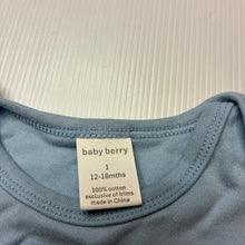 Load image into Gallery viewer, Unisex Baby Berry, soft cotton bodysuit / romper, otter, EUC, size 1,  