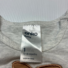 Load image into Gallery viewer, Unisex Anko, stretchy bodysuit / romper, lion, GUC, size 1,  