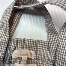 Load image into Gallery viewer, Girls Purete, cotton lined checked bubble romper, EUC, size 12 months,  