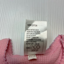 Load image into Gallery viewer, Girls Kids &amp; Co, pink waffle cotton long sleeve top, EUC, size 0,  