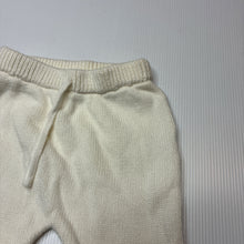 Load image into Gallery viewer, Unisex Marquise, knitted cotton footed leggings / bottoms, GUC, size 000,  