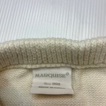 Load image into Gallery viewer, Unisex Marquise, knitted cotton footed leggings / bottoms, GUC, size 000,  