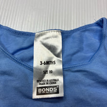 Load image into Gallery viewer, Unisex Bonds, stretchy bodysuit / romper, GUC, size 00,  