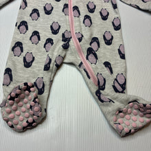 Load image into Gallery viewer, Girls Anko, soft feel zip coverall / romper, penguins, EUC, size 00000,  