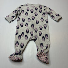 Load image into Gallery viewer, Girls Anko, soft feel zip coverall / romper, penguins, EUC, size 00000,  