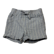 Load image into Gallery viewer, Unisex Tu, striped cotton shorts, elasticated, EUC, size 00,  