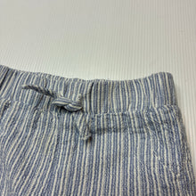 Load image into Gallery viewer, Unisex Tu, striped cotton shorts, elasticated, EUC, size 00,  