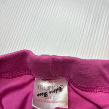 Load image into Gallery viewer, Girls Mango, pink stretchy bike shorts, GUC, size 2,  