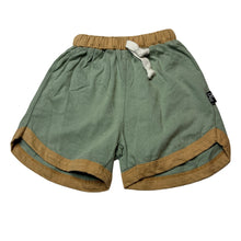 Load image into Gallery viewer, Unisex Olas Mini, soft cotton shorts, elasticated, GUC, size 2,  
