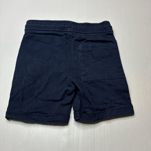 Load image into Gallery viewer, Boys Anko, navy stretch cotton shorts, elasticated, EUC, size 2,  