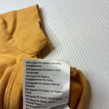 Load image into Gallery viewer, Unisex Cotton On, yellow stretchy bodysuit / romper, GUC, size 000,  