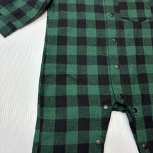 Load image into Gallery viewer, Boys checked, lightweight romper, GUC, size 000,  