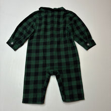 Load image into Gallery viewer, Boys checked, lightweight romper, GUC, size 000,  