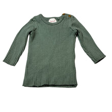Load image into Gallery viewer, Unisex Sprout, soft feel ribbed knit long sleeve top, EUC, size 000,  