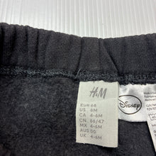 Load image into Gallery viewer, Unisex H&amp;M, fleece lined track pants, adjustable, GUC, size 00,  