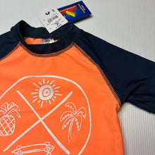 Load image into Gallery viewer, Boys Kids &amp; Co, UPF 50+ short sleeve rashie / swim top, NEW, size 2,  