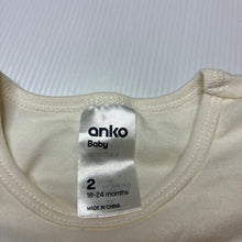 Load image into Gallery viewer, Girls Anko, soft cotton bodysuit / romper, EUC, size 2,  