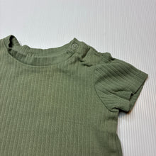 Load image into Gallery viewer, Unisex Dymples, ribbed stretchy tee / top, EUC, size 00,  