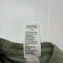 Load image into Gallery viewer, Unisex Dymples, ribbed stretchy tee / top, EUC, size 00,  