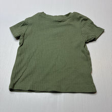 Load image into Gallery viewer, Unisex Dymples, ribbed stretchy tee / top, EUC, size 00,  