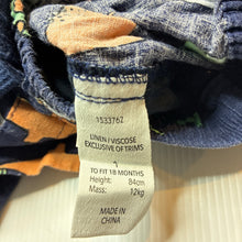Load image into Gallery viewer, Boys Dymples, linen / viscose shorts, elasticated, dinosaurs, FUC, size 1,  