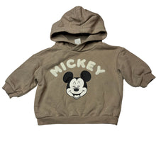Load image into Gallery viewer, Unisex H&amp;M, Disney Mickey Mouse fleece lined hoodie sweater, EUC, size 00,  