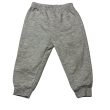 Load image into Gallery viewer, Unisex LILA &amp; JACK, grey marle fleece lined track pants, elasticated, FUC, size 2,  
