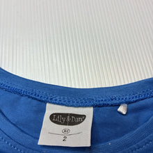 Load image into Gallery viewer, Girls Lily &amp; Dan, soft cotton tee / top, EUC, size 2,  