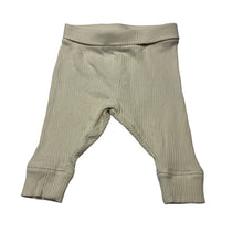 Load image into Gallery viewer, Unisex Peter Alexander, ribbed organic cotton blend leggings / bottoms, EUC, size 000,  
