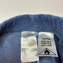Load image into Gallery viewer, Boys Anko, blue velour pyjamas, car, FUC, size 1,  