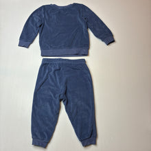 Load image into Gallery viewer, Boys Anko, blue velour pyjamas, car, FUC, size 1,  