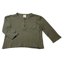 Load image into Gallery viewer, Boys Baby Berry, stretchy long sleeve henley top, GUC, size 1,  