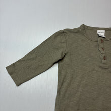 Load image into Gallery viewer, Boys Baby Berry, stretchy long sleeve henley top, GUC, size 1,  