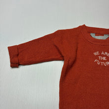 Load image into Gallery viewer, Unisex Primark, soft feel stretchy ribbed long sleeve top, EUC, size 000,  