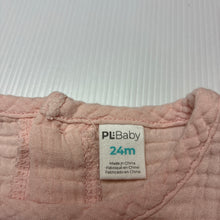 Load image into Gallery viewer, Girls PL:Baby, pink crinkle cotton top, GUC, size 2,  