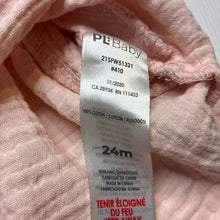 Load image into Gallery viewer, Girls PL:Baby, pink crinkle cotton top, GUC, size 2,  