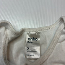 Load image into Gallery viewer, Unisex Anko, cotton singletsuit / romper, dinosaur, GUC, size 2,  
