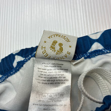 Load image into Gallery viewer, Unisex SANDY FEET, swim shorts, elasticated, EUC, size 4,  