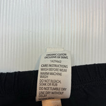 Load image into Gallery viewer, Unisex Dymples, black lightweight organic cotton pants / bottoms, GUC, size 2,  