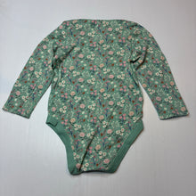 Load image into Gallery viewer, Girls M&amp;S, floral cotton bodysuit / romper, EUC, size 3,  