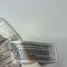 Load image into Gallery viewer, Unisex Carters, white terry leggings / bottoms, cow, EUC, size 00,  