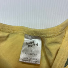 Load image into Gallery viewer, Unisex Baby Berry, cotton bodysuit / romper, lemons, GUC, size 1,  