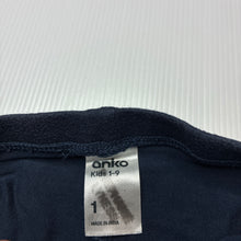Load image into Gallery viewer, Girls Anko, navy stretchy leggings / bottoms, GUC, size 1,  