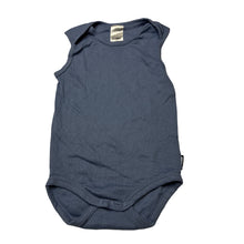 Load image into Gallery viewer, Unisex Bonds, blue ribbed cotton bodysuit / romper, EUC, size 0,  