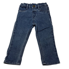 Load image into Gallery viewer, Unisex H&amp;M, lightweight stretch denim jeans, adjustable, Inside leg: 25.5cm, GUC, size 1,  