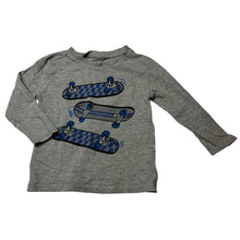 Load image into Gallery viewer, Boys Anko, soft feel long sleeve tee / top, skateboards, GUC, size 2,  
