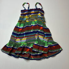 Load image into Gallery viewer, Girls Jack &amp; Milly, colourful viscose summer dress, birds, GUC, size 1, L: 50cm