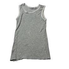 Load image into Gallery viewer, Unisex Anko, grey stripe cotton singlet top, GUC, size 2,  